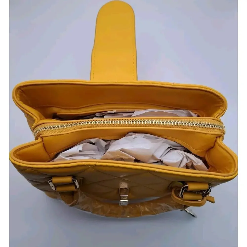 Bebe Women's Kellen Satchel Bag Sunflower‎ Small